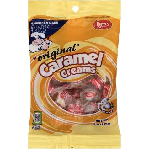 Goetze's Caramel Creams Candies, 4-oz. Bags