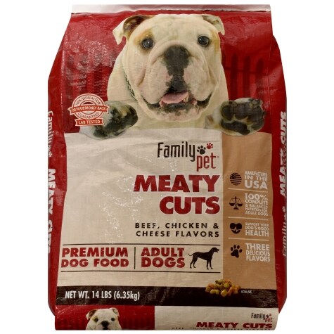 Family Pet Meaty Cuts Dog Food 14 Lb Family Dollar