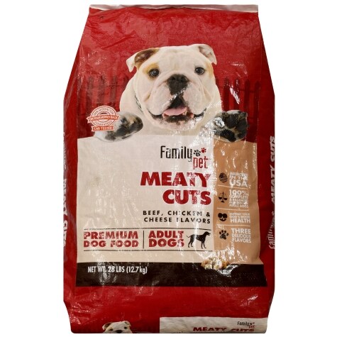 Family Pet Meaty Cuts Dog Food 28 Lb Family Dollar