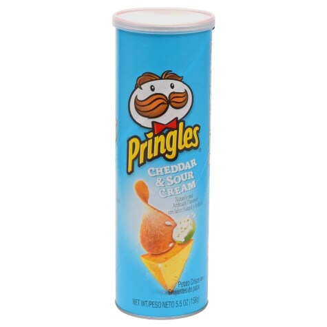 Pringles Cheddar & Sour Cream Potato Crisps, 5.5 oz.