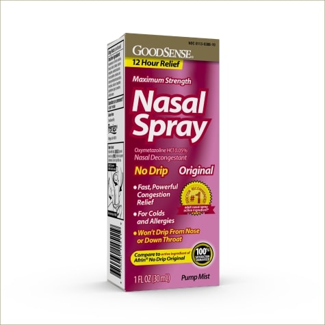 GoodSense Nasal Relief Spray, 1-oz. Bottles