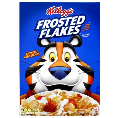 Kellogg's Frosted Flakes Cold Breakfast Cereal Original, 10.9 oz