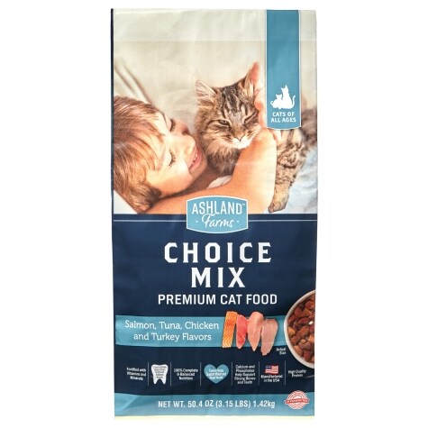 Ashland Farms Choice Mix Premium Cat Food, 3.15 lb.