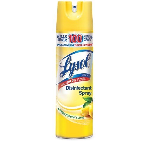 Lysol Disinfectant Spray, Sanitizing and Antibacterial Spray, For ...