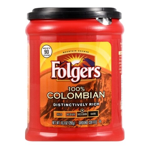 Folgers Columbian Ground Coffee, 10.3 oz.