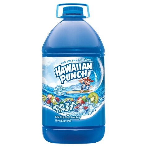 Hawaiian Punch Berry Blue Typhoon Juice Drinks, 128 fl.oz.