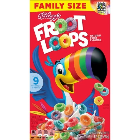 View Kellogg's Froot Loops Family Size