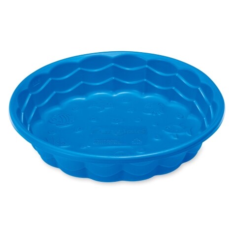 36 In. x 6.9 In. QuickFun Wading Pool, Dark Blue