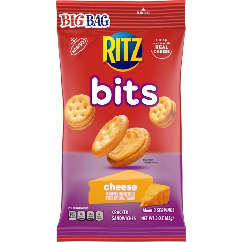 Ritz Bits Cheddar Crackers, 3 oz.