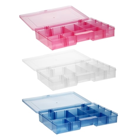 Adjustable storage box large