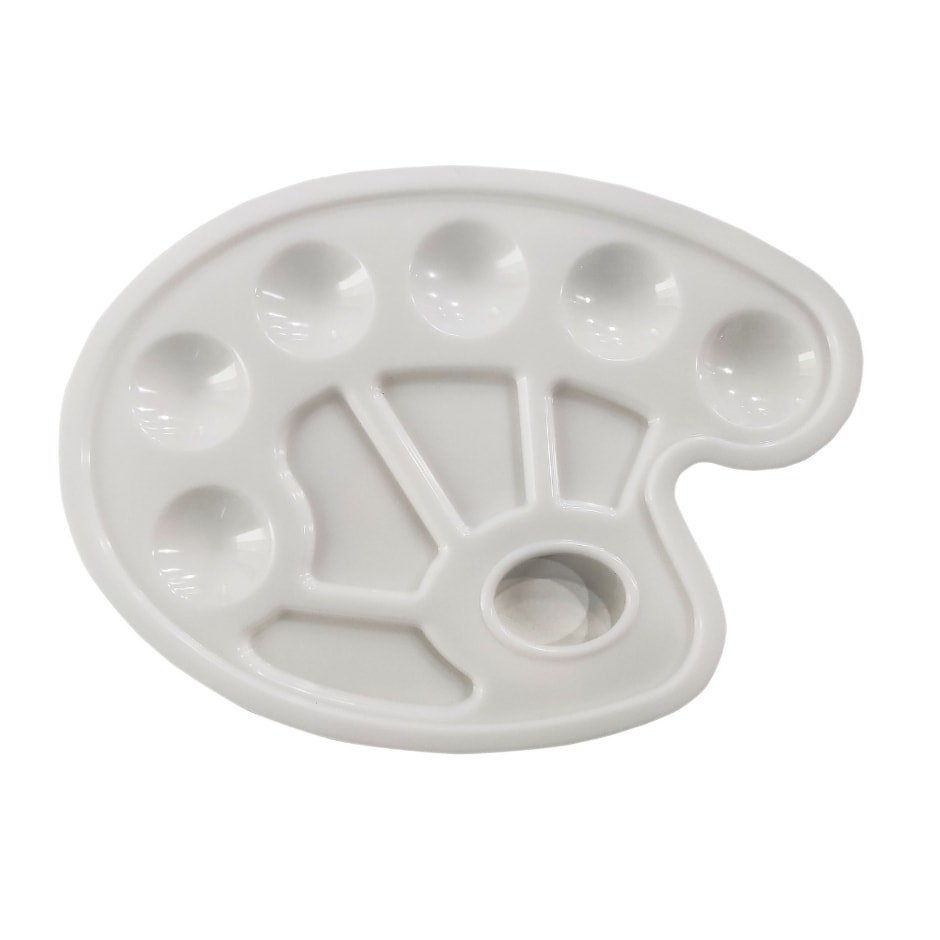 Plastic Palette Oval, 9x7 in.