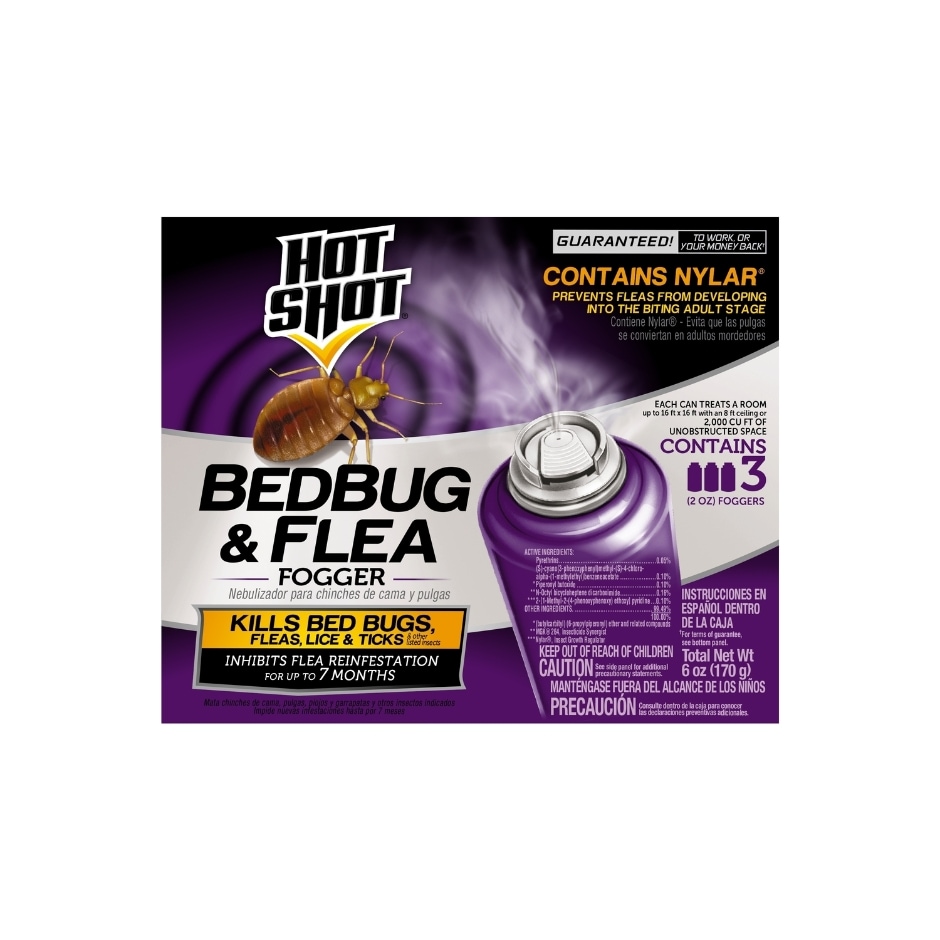 Hot Shot Bed Bug Flea Fogger 3 Ct Family Dollar