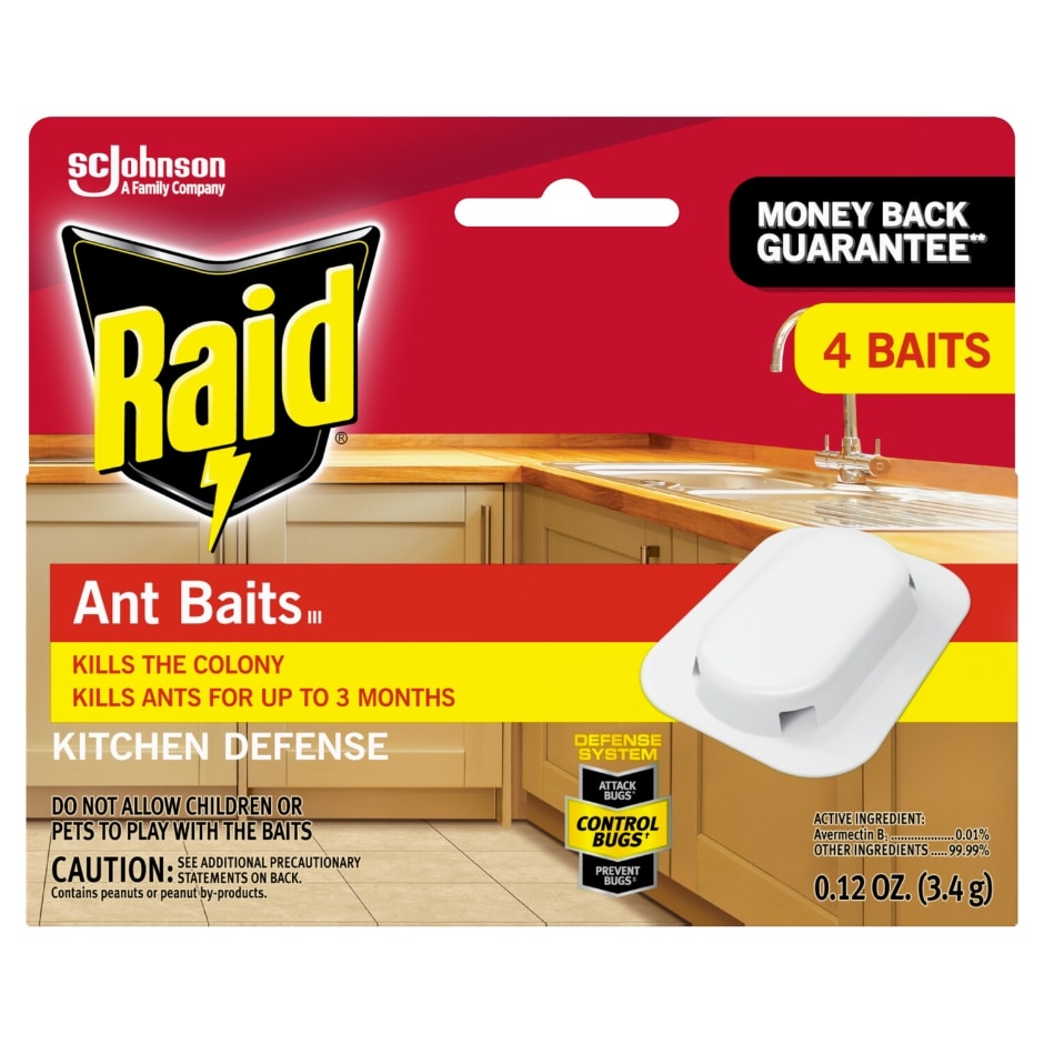 Raid Adhesive Ant Baits 4 Ct Family Dollar