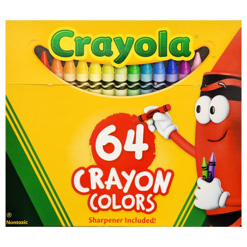 Download Crayola Crayons With Sharpener 64 Ct Family Dollar