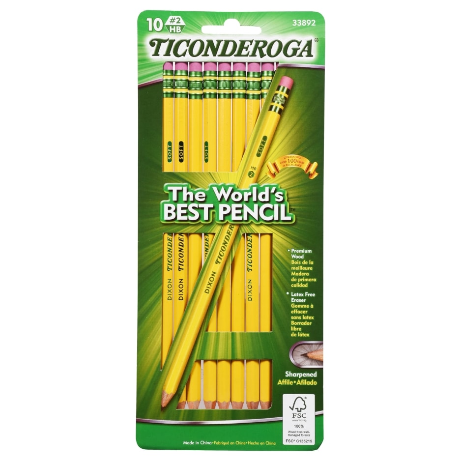 46 New Ideas Ticonderoga pencils dollar general 