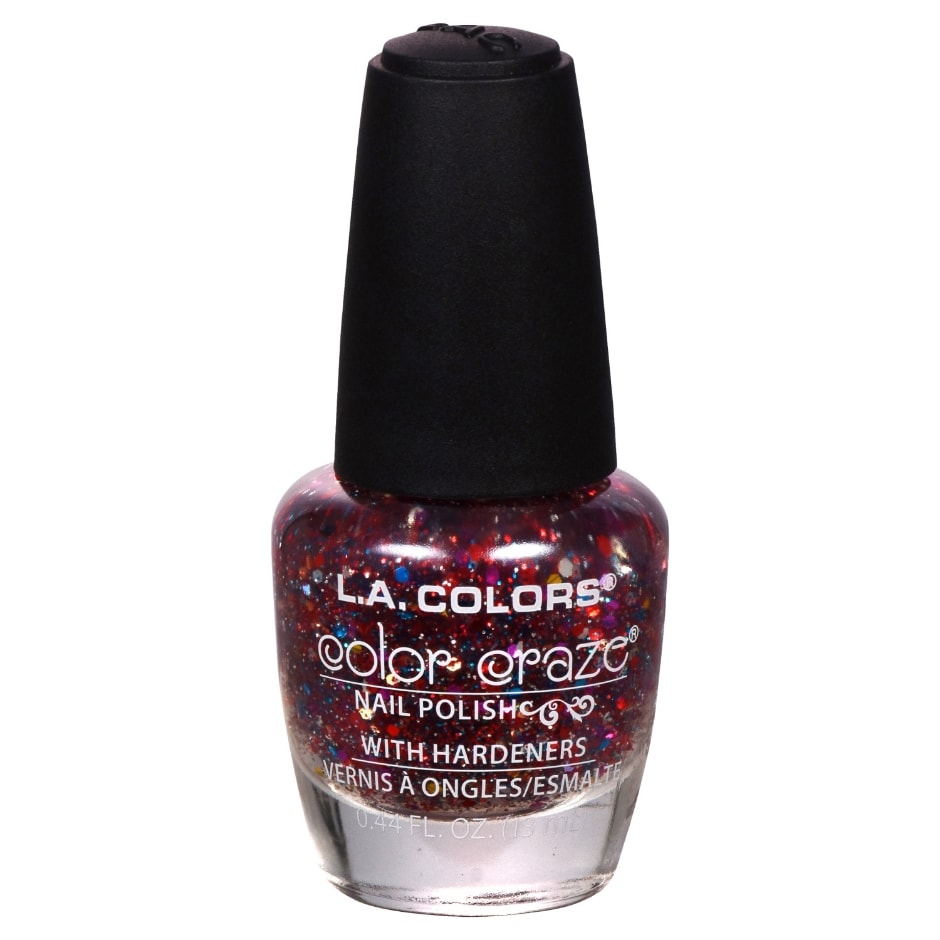 L.A. Colors Color Craze Confetti Nail Polish, .44 oz.