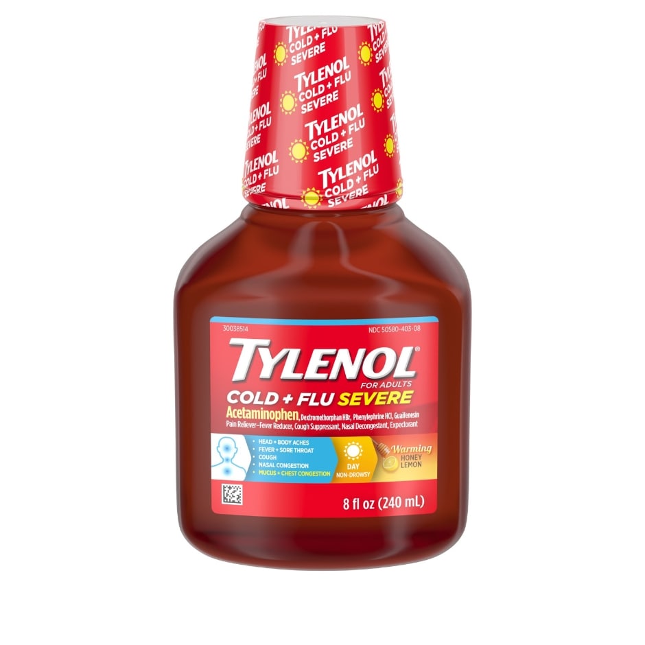 Tylenol Cold Flu Severe Daytime Liquid 8 Oz Family Dollar