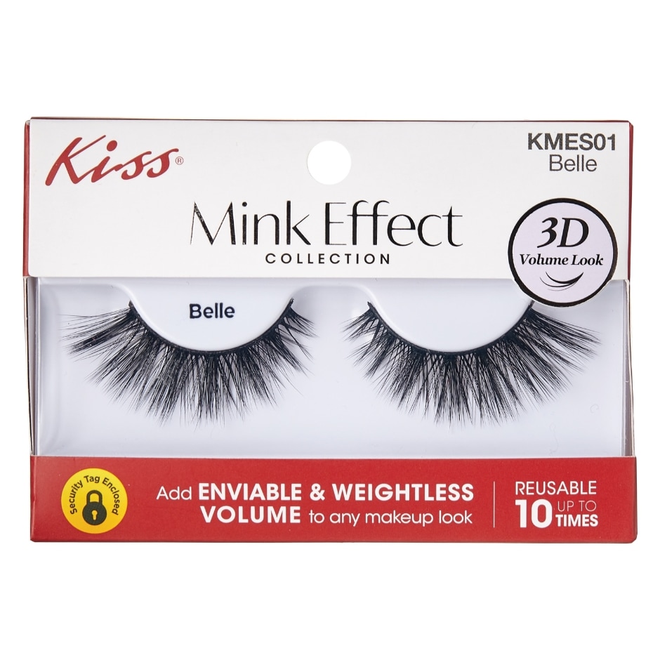 Kiss Mink Effect Collection Belle False Eyelashes Family Dollar