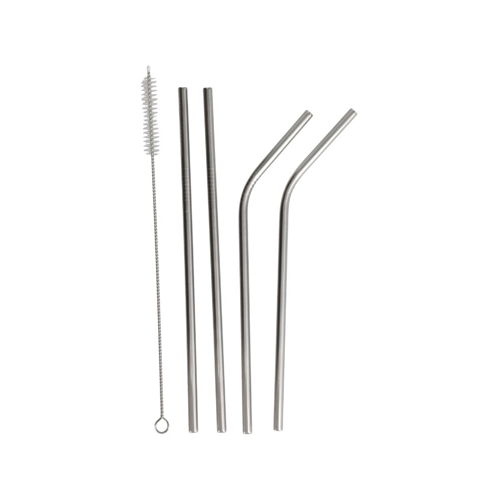 Stainless Steel Straw Set, 4 pk.