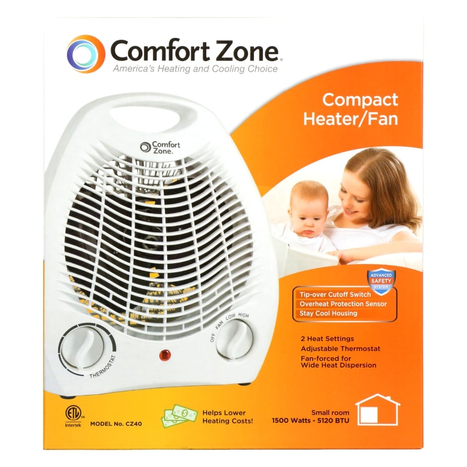 Comfort Zone Compact Heater Assorted Family Dollar