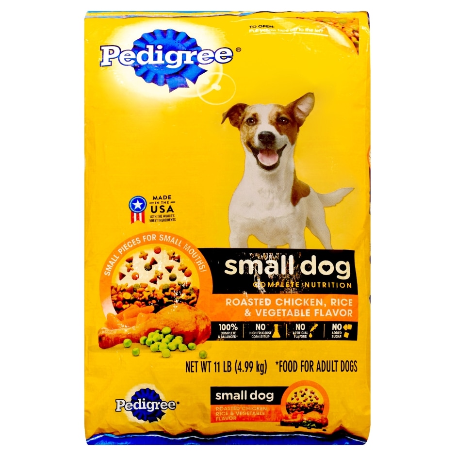 1134996-Pedigree Small Dog Complete Nutrition Chicken & Rice, 11 lb.