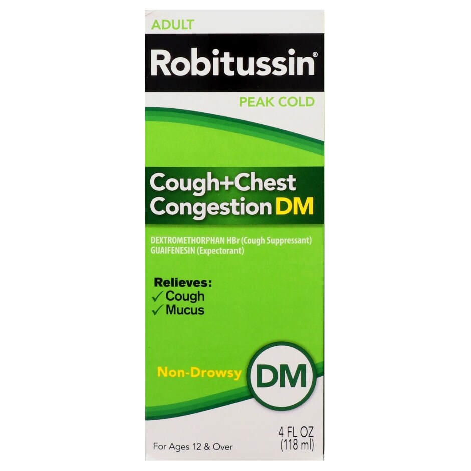 Robitussin Cough Cold Congestion Dm Family Dollar