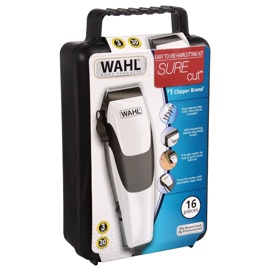 wahl sure cut haircutting kits 16 pc family dollar crimping hairstyle for wedding